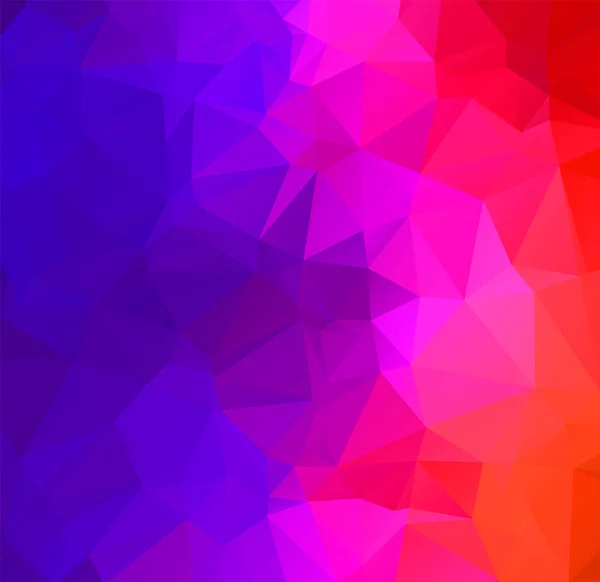 Astratto sfondo multicolore blu e viola. Poligonale vettoriale — Vettoriale Stock
