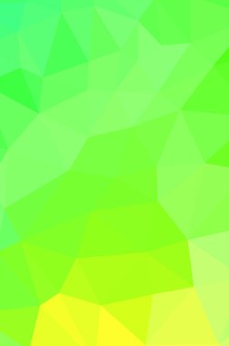 Açık yeşil vektör, düşük polimer kristal zemin. tasarım deseni illüstrasyonu