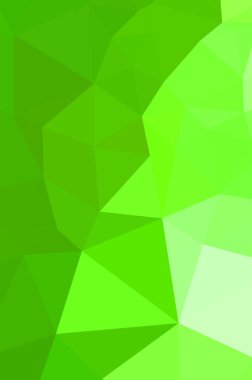 Açık yeşil vektör, düşük polimer kristal zemin. tasarım deseni illüstrasyonu