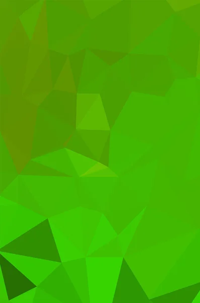 Яскравий Світло Зелений Вектор Низький Полікристалічний Фон Дизайнерська Ілюстрація Візерунка — стоковий вектор