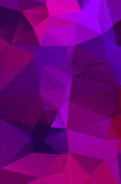 Violet Fond Abstrait Polygonal Vif — Image vectorielle