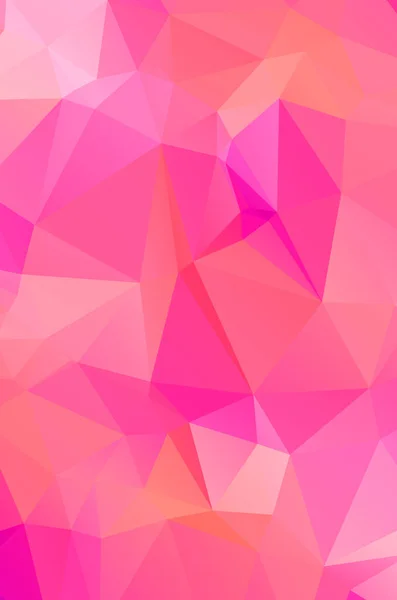 Modèle Polygonal Rose Clair — Image vectorielle