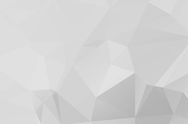 Soyut Lowpoly vektör gri arkaplan. Biçim tasarımı için şablon