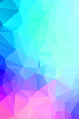 Üçgen biçiminde mor canlı vektör dokusu. Renkli çizimler 