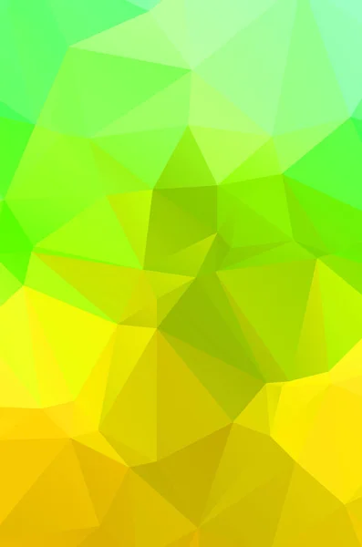 Vivid Lumina Verde Vector Fundal Cristal Poli Scăzut Design Model — Vector de stoc