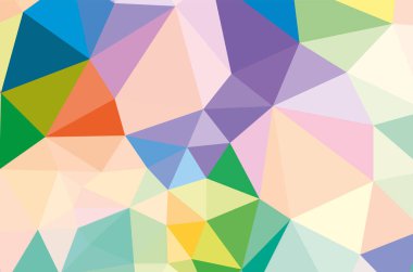 Canlı rengarenk mozaik arka plan. Geometrik üçgen, mozaik, soyut