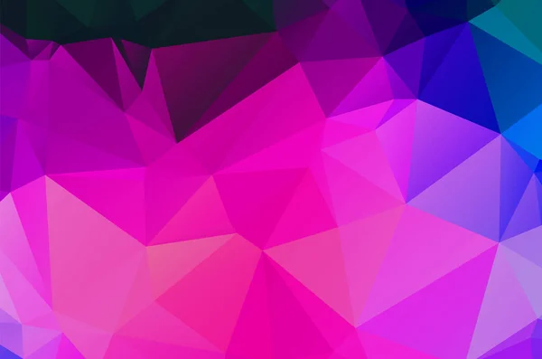 Violet Fond Abstrait Polygonal Vif — Image vectorielle