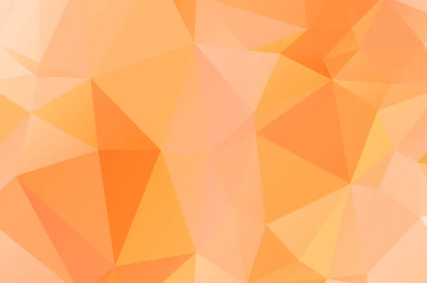 Patrón Naranja Fondo Poligonal Ilustración Colorida Brillante — Vector de stock