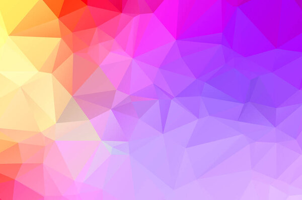 Purple vivid polygonal abstract background