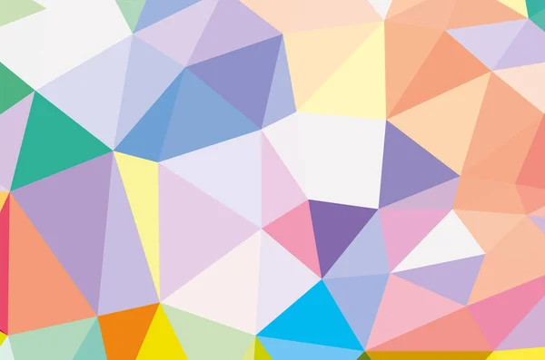 Яркий Красочный Градиентный Мозаичный Фон Геометрический Треугольник Мозаика Абстракция — стоковый вектор