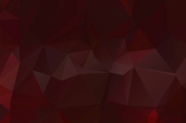 Soyut Kırmızı Geometrik Arkaplan. Raster İllüstrasyonu