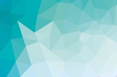 Soyut mavi canlı üçgen geometrik arkaplan, vektör çizimi