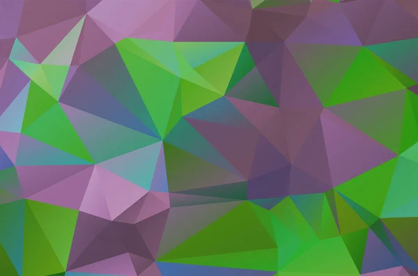 Hellgrüne Geometrische Muster Vektor Mehrfarbiger Geometrischer Hintergrund — Stockvektor