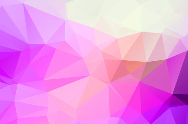 Modèle Polygonal Rose Clair — Image vectorielle