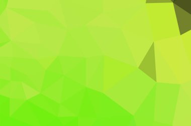 Açık yeşil geometrik tasarımlar. Vektör, çok renkli geometrik arkaplan