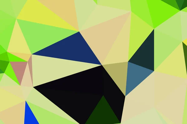 Hellgrüne Geometrische Muster Vektor Mehrfarbiger Geometrischer Hintergrund — Stockvektor