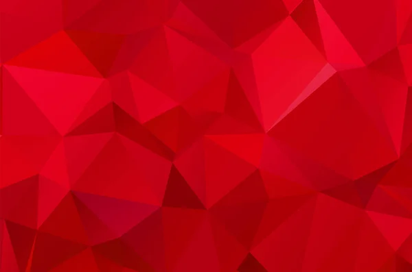 Abstrakter Roter Geometrischer Hintergrund Raster Illustration — Stockvektor