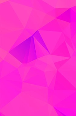 Üçgen biçiminde mor canlı vektör dokusu. Renkli çizimler 