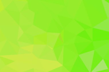 Gradyan yeşil vektör parlayan üçgen yerleşim planı. Parıltılı soyut illüstrasyon 