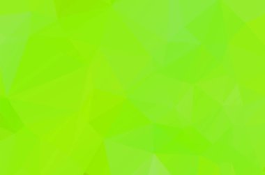 Gradyan yeşil vektör parlayan üçgen yerleşim planı. Parıltılı soyut illüstrasyon 