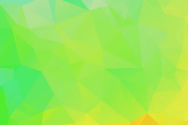 Gradient Zelený Vektor Zářící Trojúhelníkovým Uspořádáním Abstraktní Ilustrace Třpytu — Stockový vektor