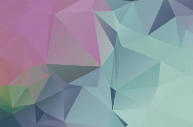 Dark Multicolor vektörü soyut Low Poly arkaplanı. Renkli 