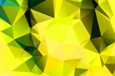 Arkaplan parlak sarı şablon rastgele parlak renkler düşük polyester 