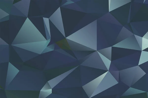 Modré Živé Polygonální Mozaiky Pozadí Kreativní Design Šablony Ilustrace — Stockový vektor