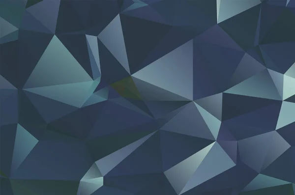 Fondo Mosaico Poligonal Vívido Azul Plantillas Diseño Creativo Ilustración — Vector de stock