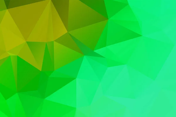 Gradiënt Groene Vector Glanzend Driehoekige Lay Out Glitter Abstracte Illustratie — Stockvector