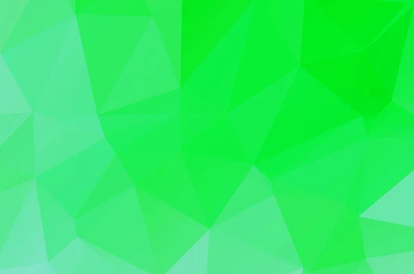 Gradient Vecteur Vert Brillant Disposition Triangulaire Illustration Abstraite Scintillante — Image vectorielle