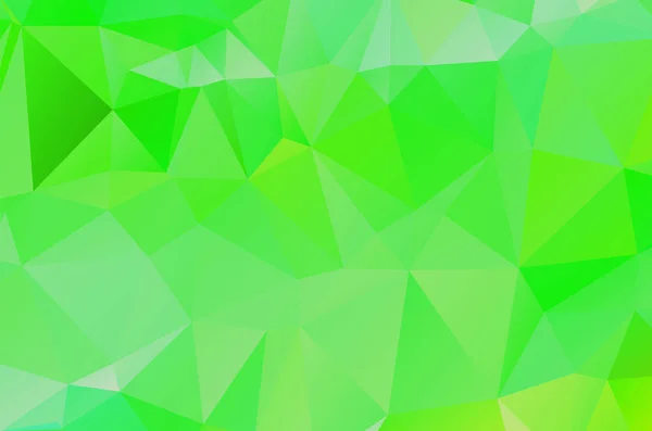 Gradiënt Groene Vector Glanzend Driehoekige Lay Out Glitter Abstracte Illustratie — Stockvector