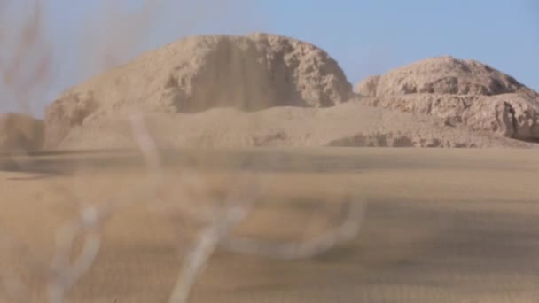 Sandstorm Desert — Stock Video