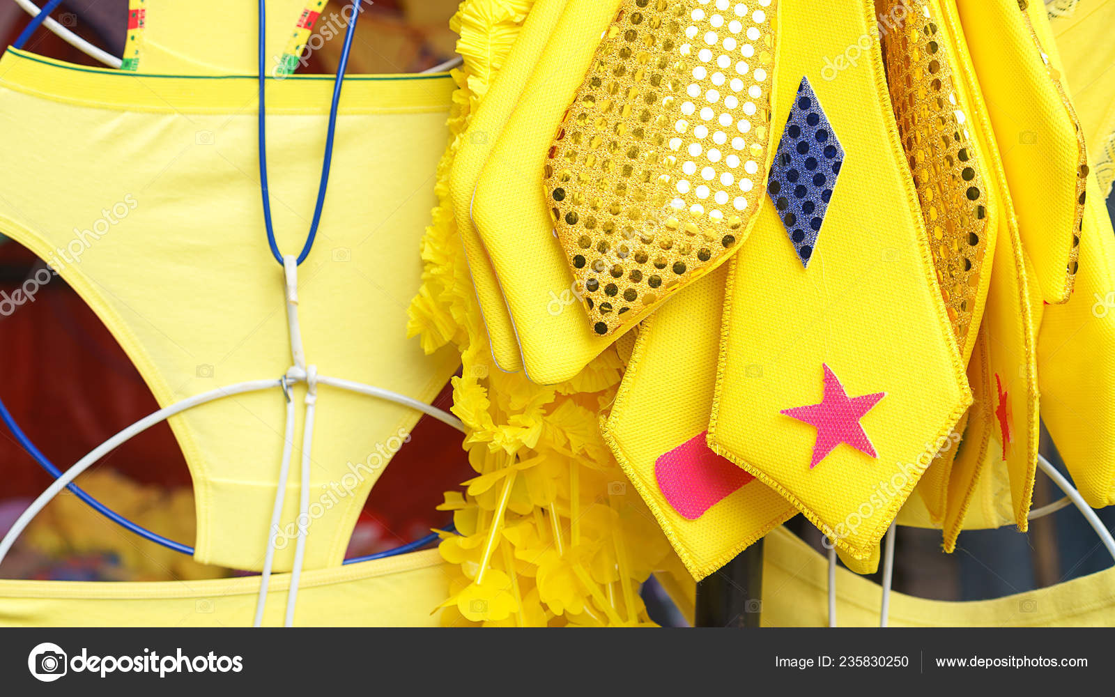 Funny Traditional Celebration New Year Peru Yellow Color Panties Gold Stock  Photo by ©iveklitch.gmail.com 235830250