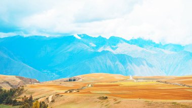 Cusco, Peru uzak manzara.