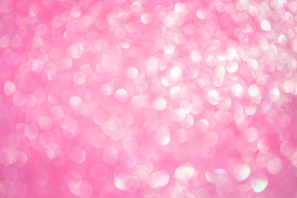 Bokeh sfocato luce rosa partito sfondo . — Foto Stock