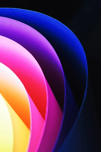 Trendy sfondo multicolore al neon da un cartone di diversi colori . — Foto Stock