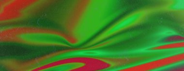 Somut arka plan üzerinde soyut neon renkli akışkan sanat.