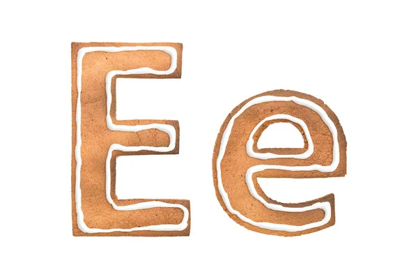 진저 알파벳 글꼴입니다. 높은 품질, 진짜 쿠키 편지. — 스톡 사진