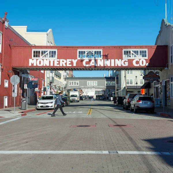 Monterey Canning Company Vista Dalla Strada Pubblica — Foto Stock