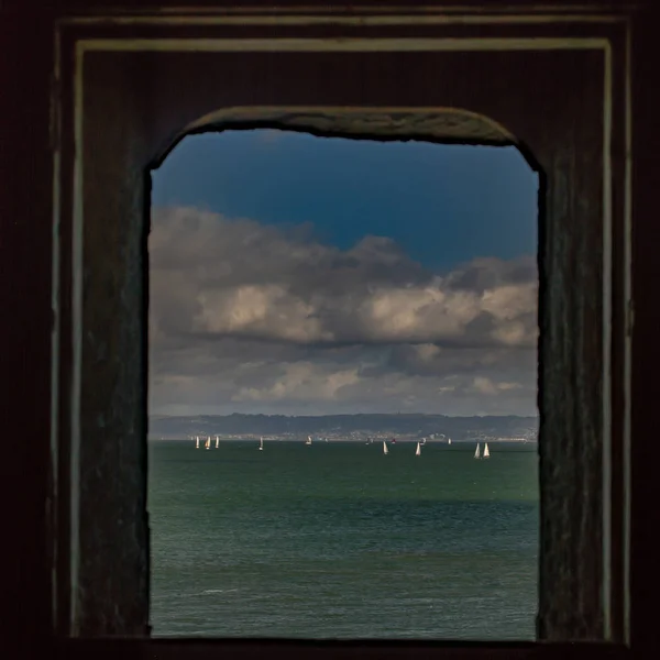 La baia di San Francisco da Fort Point — Foto Stock