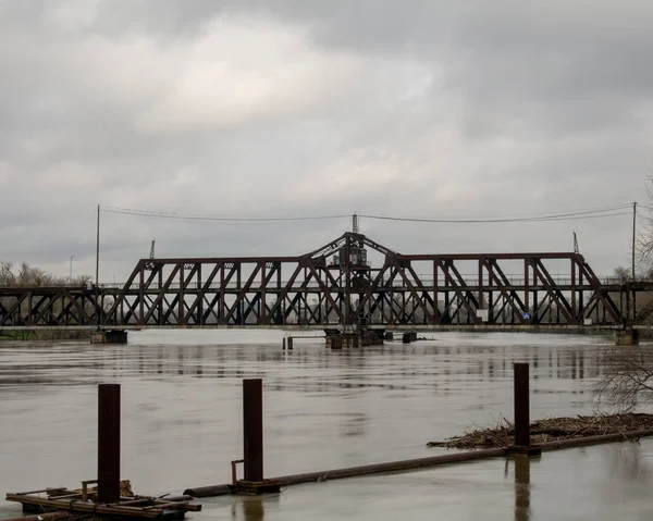 Puente del Tren Trestle Histórico — Foto de Stock