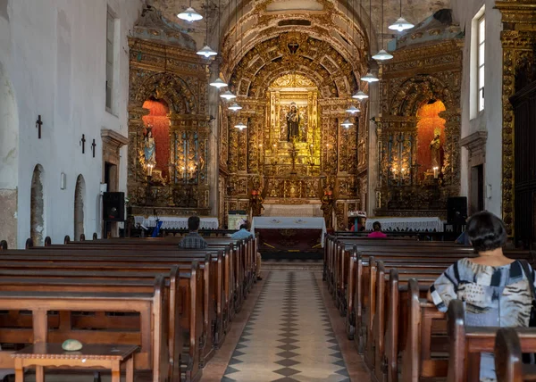 Innen San Francisco Kirche Rio de Janeiro — Stockfoto