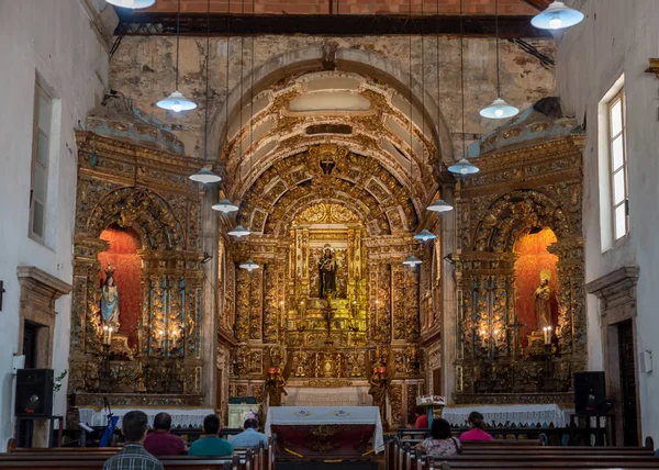 Interior Iglesia de San Francisco Río de Janeiro — Foto de Stock