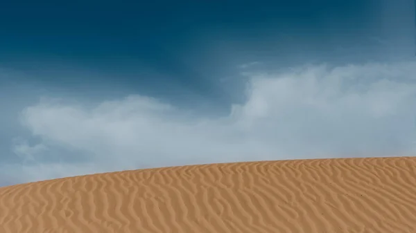 Красивые Узоры Изгибы Песчаных Дюн Южной Калифорнии Сша Дюны Алгодинов — стоковое фото