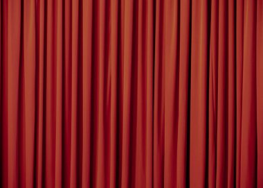 Kırmızı perde arkaplanı veya arkaplan kopyalama alanı, katlar ve katlar