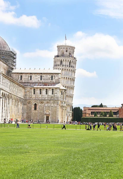 Pisa Italien Maj Juni Det Lutande Tornet Pisa Italien Berömda — Stockfoto