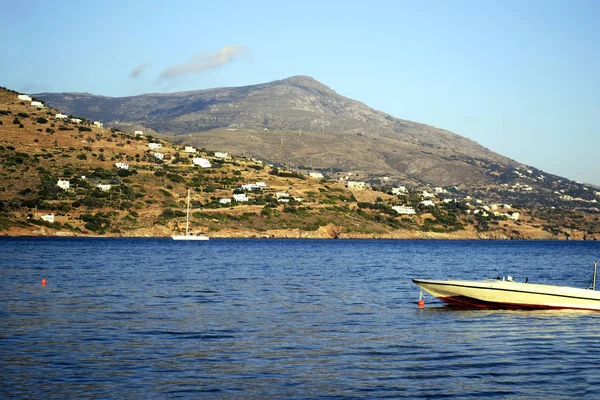Paisagem Andros Ilha Cíclades Grécia — Fotografia de Stock