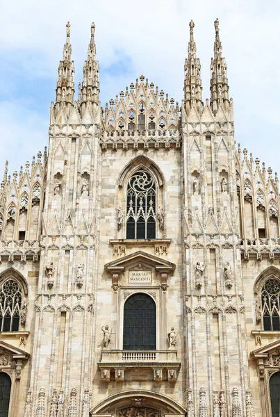 Catedral Milán Italia Famosos Monumentos Arquitectura Italiana — Foto de Stock