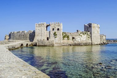 kale Methoni Hıristiyani Mora Yunanistan - Ortaçağ Venedik sur - Yunan yerler